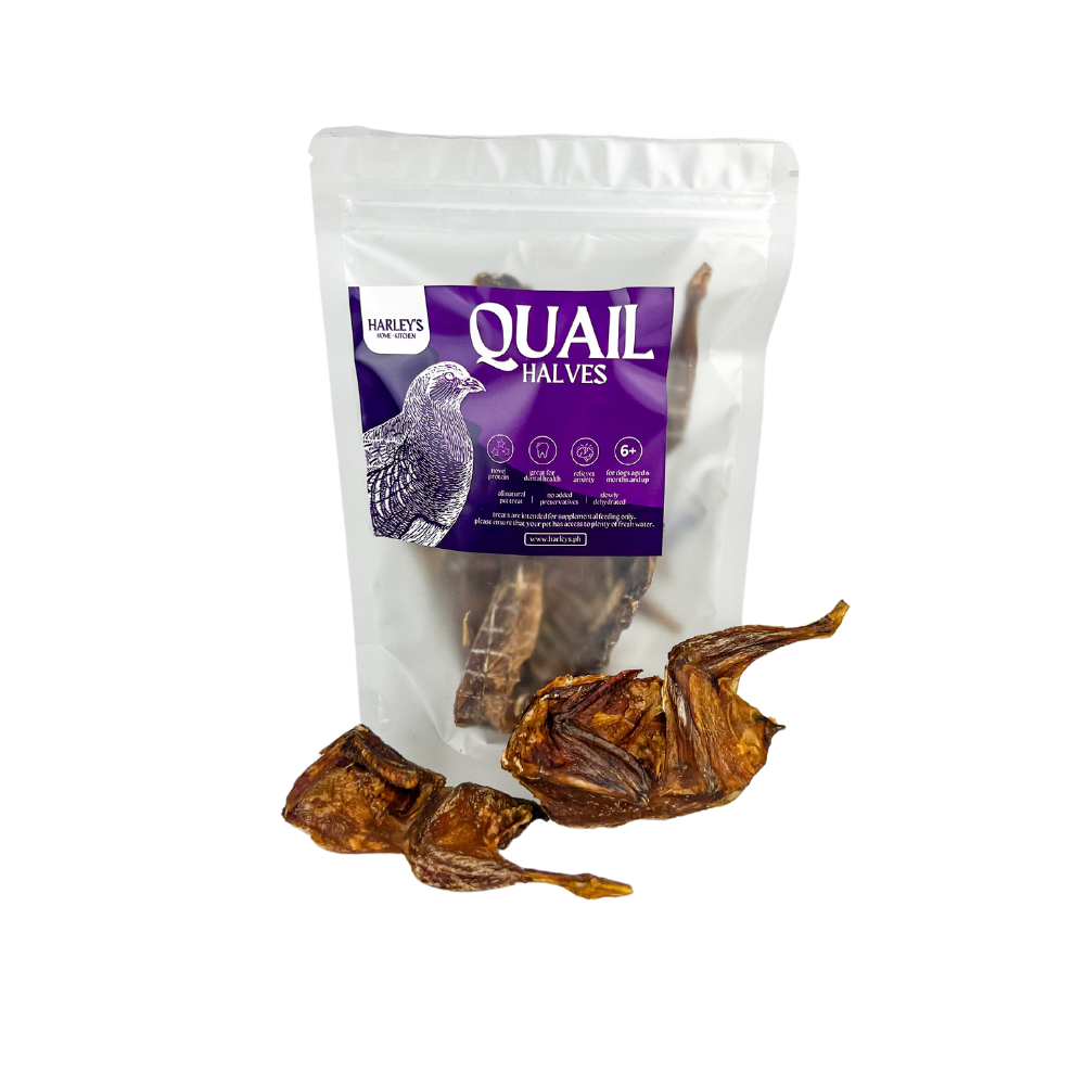 Dehydrated Quail Halves